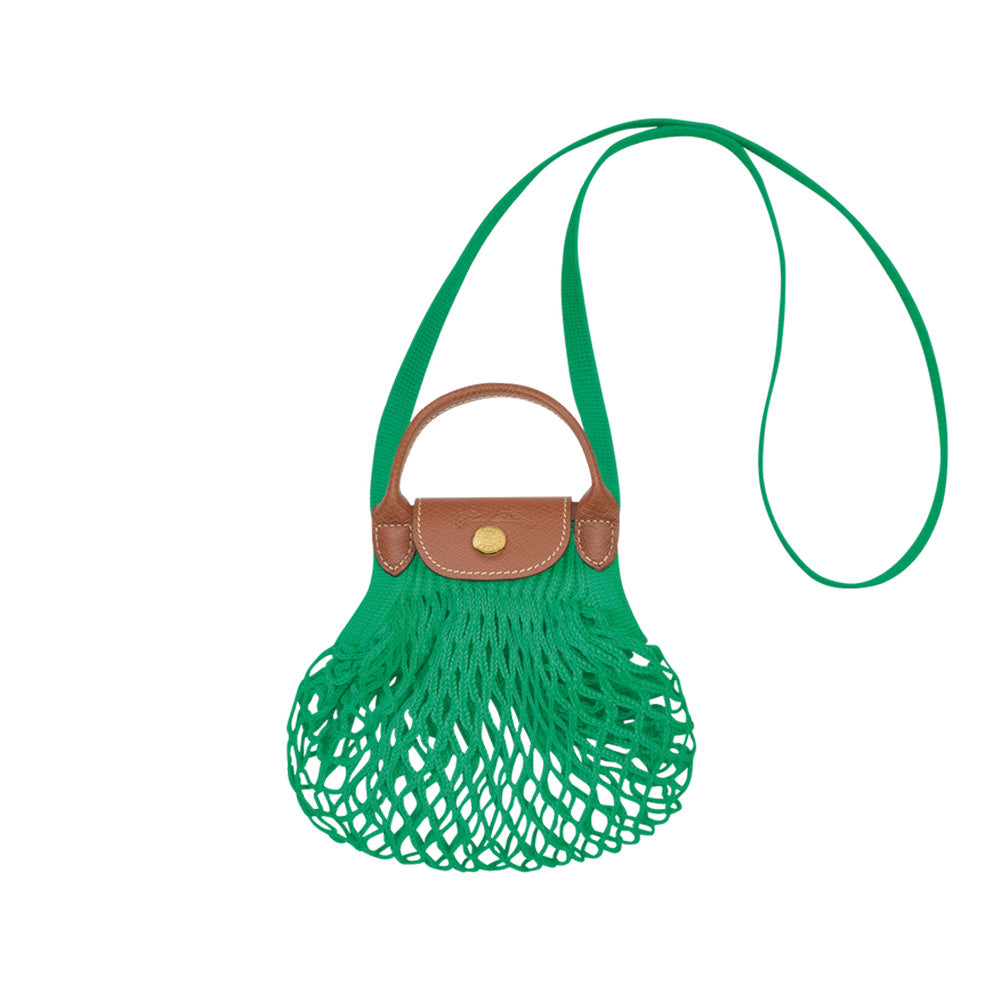 Longchamp Le Pliage Filet XS Top Handle Bag Green