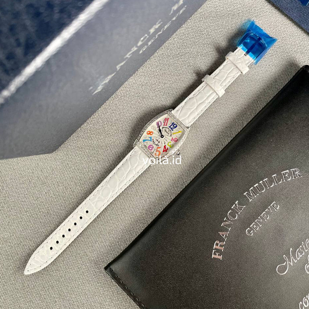 franck muller Cintree Curvex 1752 Steel White Diamond Colordreams