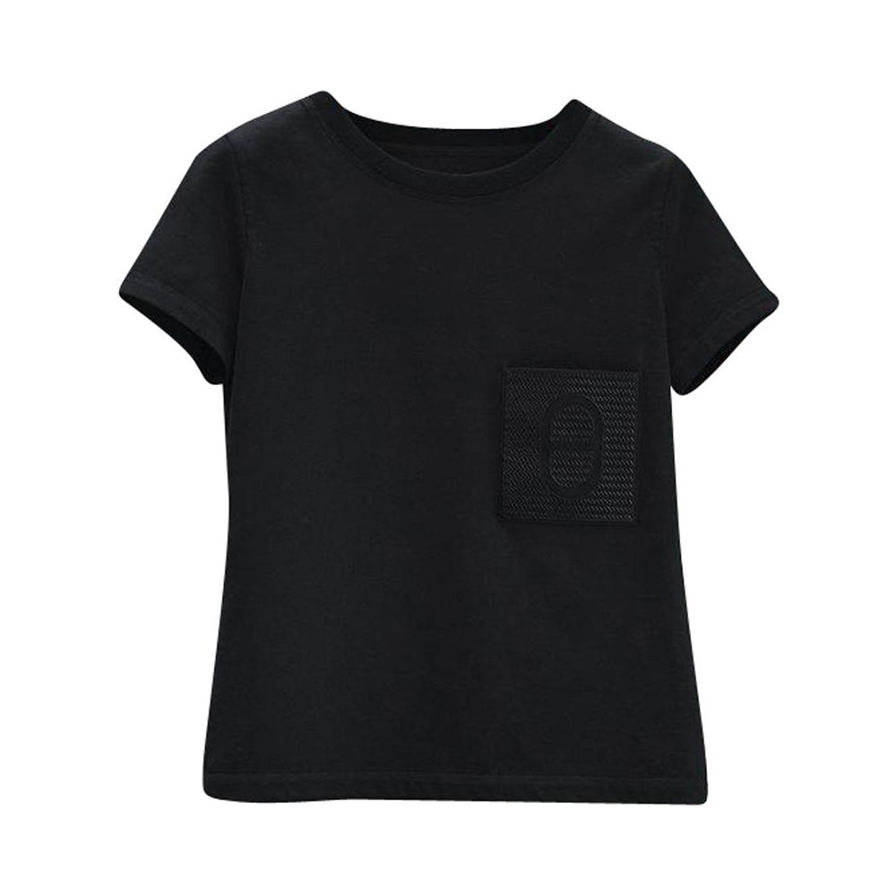 Hermès Micro Embroidered Pocket T-Shirt Black