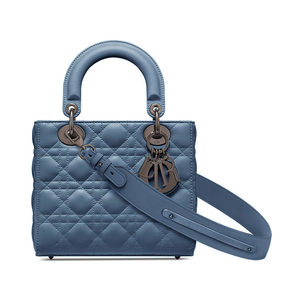 Christian Dior Small Lady D My ABC Denim Blue