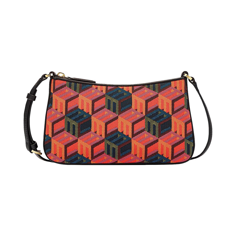 Mini Shoulder Bag Cubic Monogram Jacquard Multi