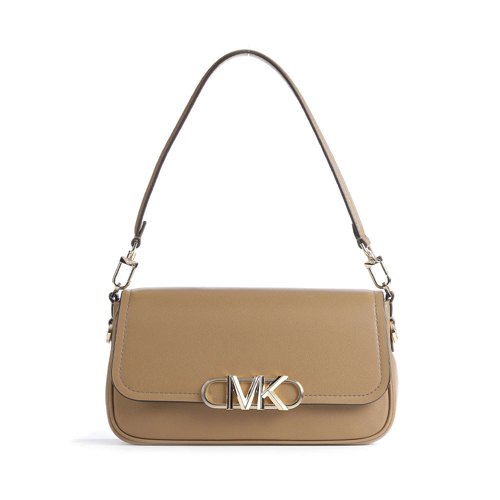 Michael Kors Parker Medium Leather Shoulder Bag Husk