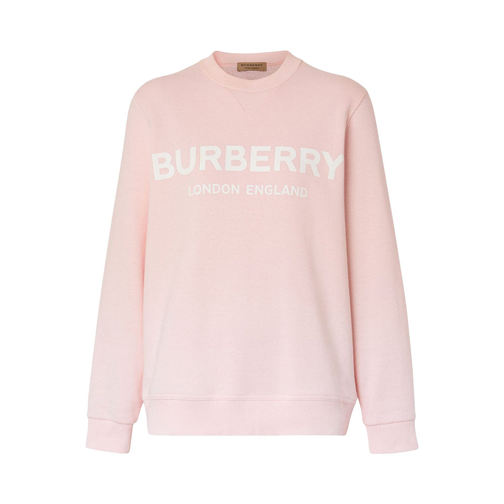 Burberry Logo Print Sweatshirt Powder Pink