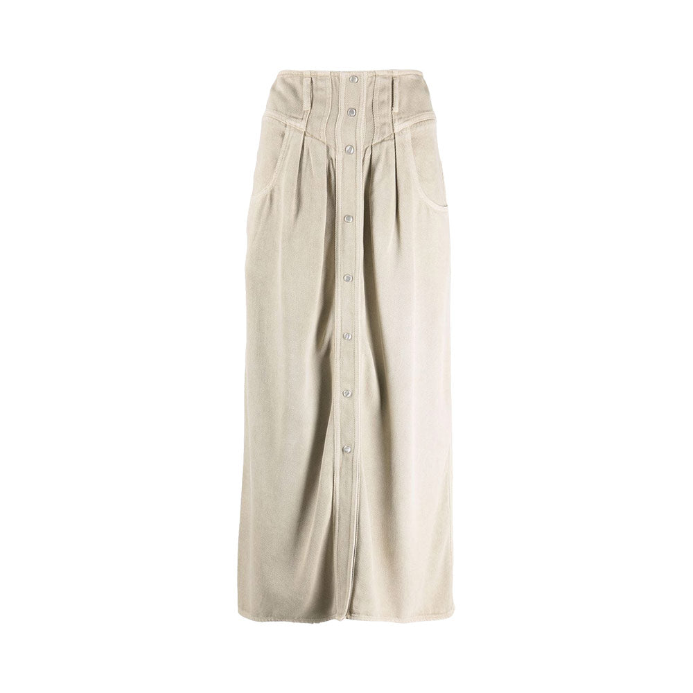 Isabel Marant Tigrane Long Skirt Ecru