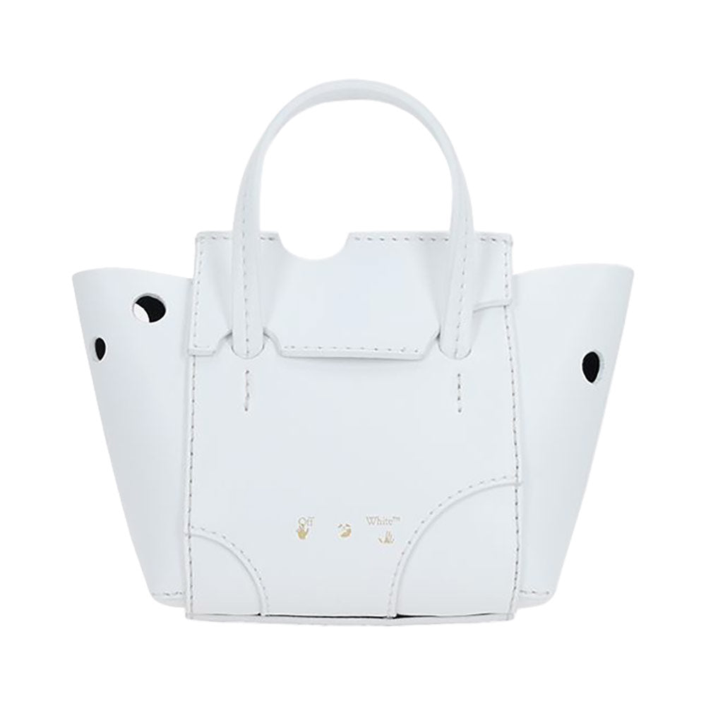 Off White Burrow 16 Tote Bag White