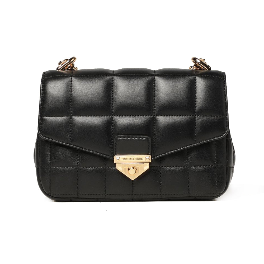 Michael Kors Soho Small Quilted Leather Shoulder Bag Black