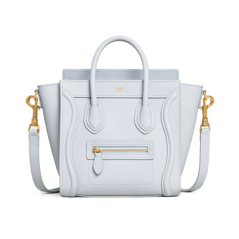 Celine Nano Luggage Pearl Grained