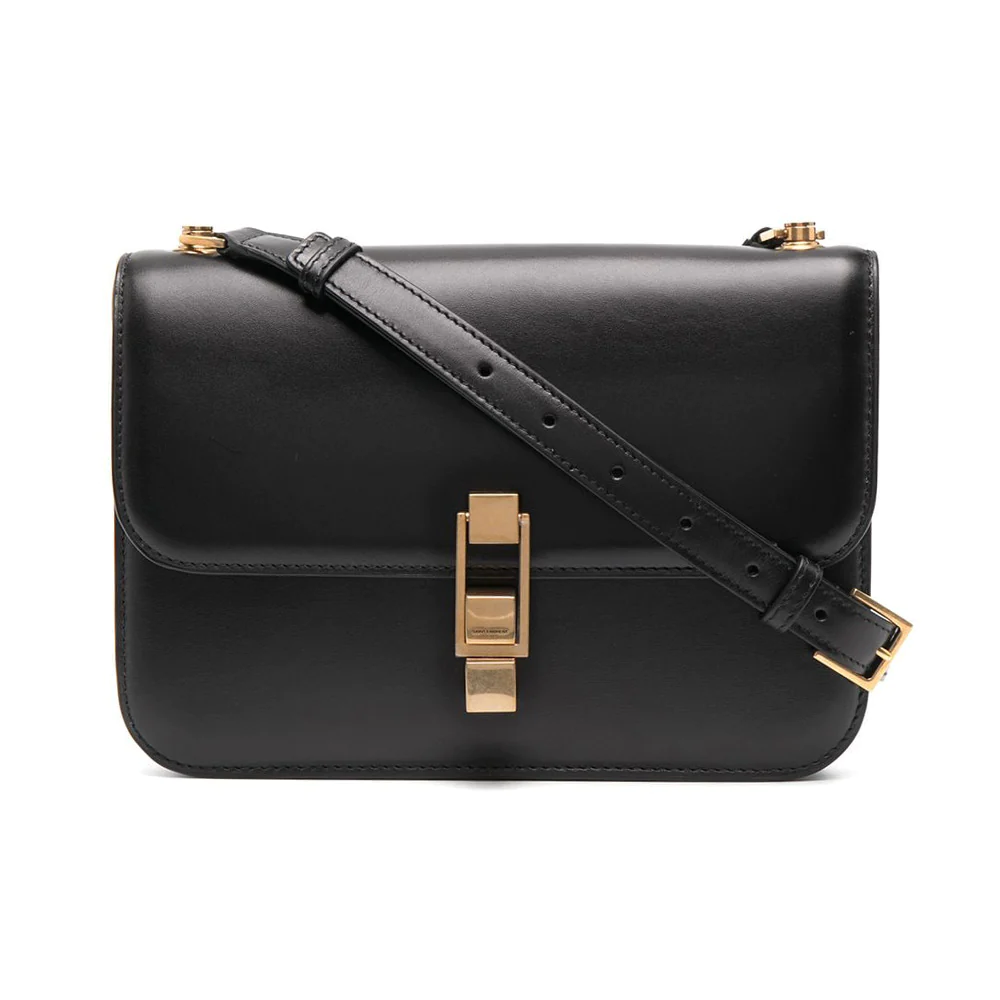 Le Carre Satchel Box Black Ghw