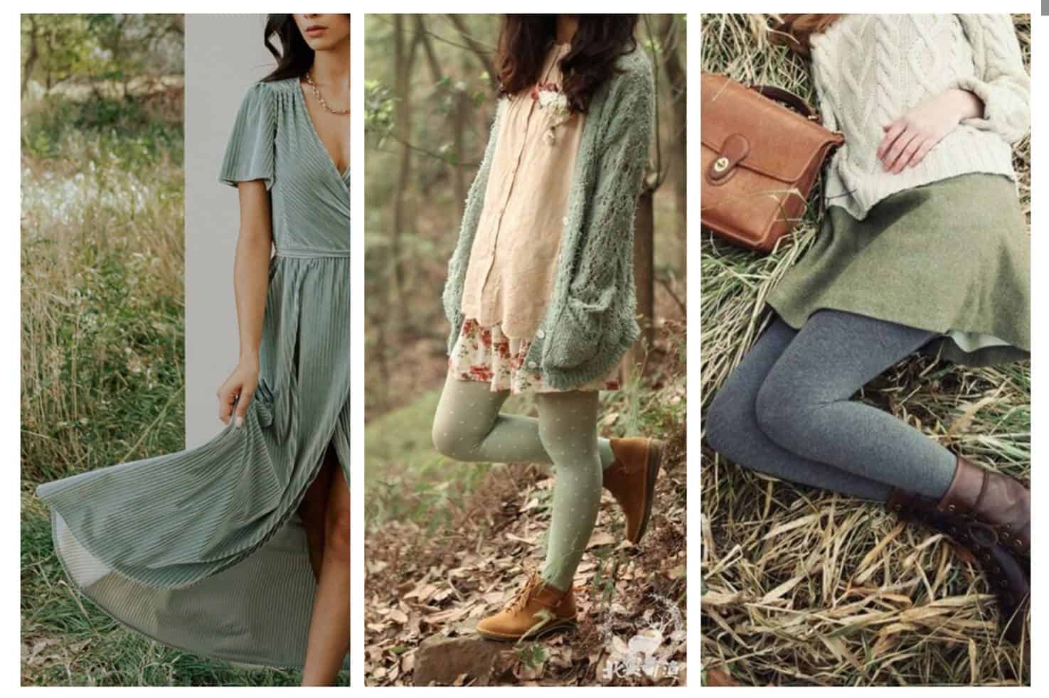 One With Nature - Sage green menyatu dengan alam
